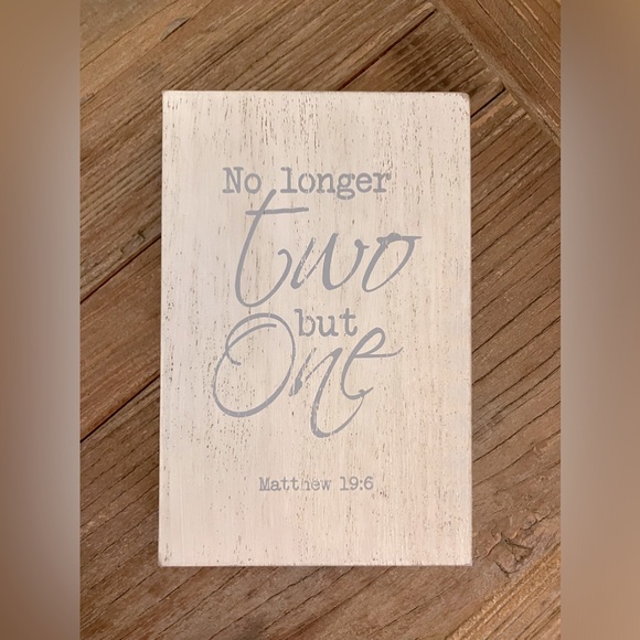 Accents Weddingmarriage Scripture Sign Home Decor Poshmark